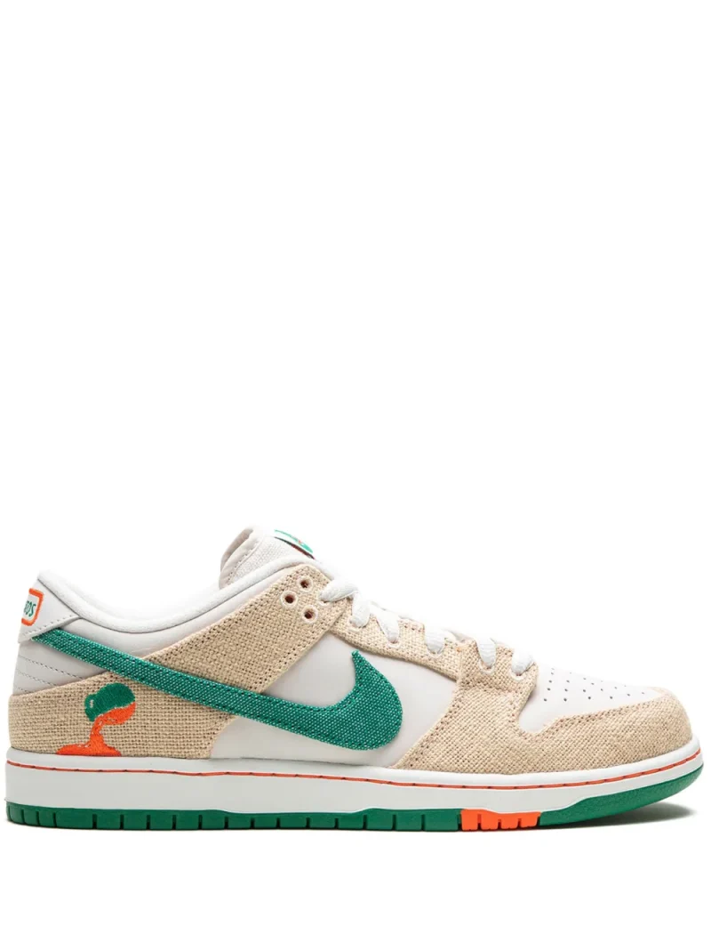 Home 23 Nike × Jarritos SB Dunk Low “Phantom / Malachite / Safety Orange”