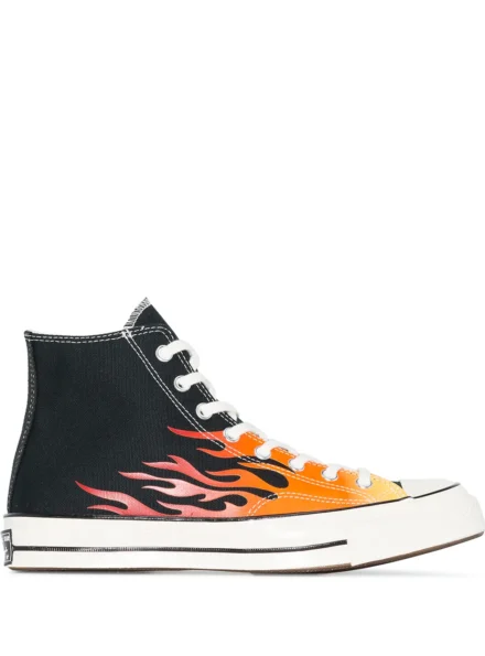 Converse Chuck 70 Flame-Print Sneakers