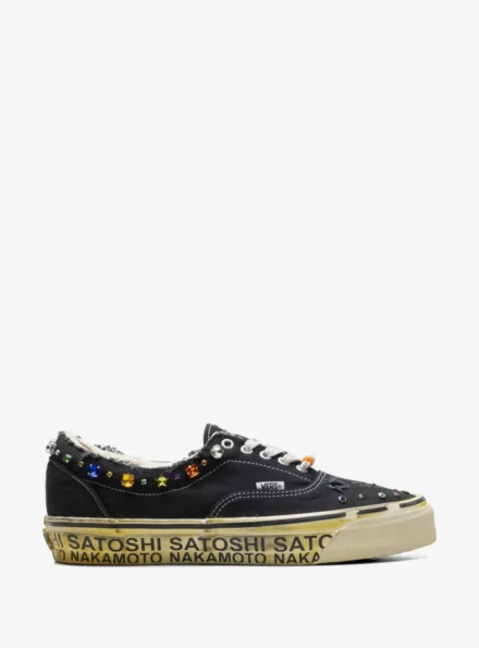 Vans Embellished Distressed Sneakers